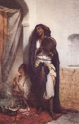 Hippolyte Lazerges Fatma la chanteuse (mk32) oil painting